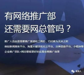 专业网络推广服务入驻清流 网总管承诺无效果不收费，助力企业腾飞